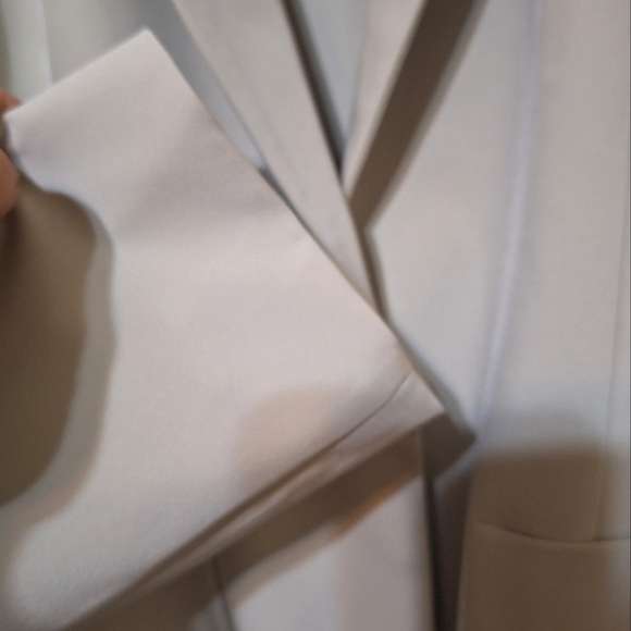 Y2K TEENFLO aka Judith & Charles size 10 single button beige women's blazer - Picture 4 of 8